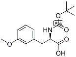 (R)-2-TERT-BUTOXYCARBONYLAMINO-3-(3-METHOXY-PHENYL)-PROPIONIC ACID Struktur