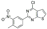 4-CHLORO-2-(4-METHYL-3-NITROPHENYL)THIENO[2,3-D]PYRIMIDINE Struktur