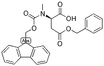 FMOC-D-MEASP(BZL)-OH Struktur