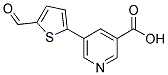 5-(5-FORMYL-2-THIENYL)NICOTINIC ACID Struktur