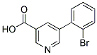 5-(2-BROMOPHENYL)NICOTINIC ACID Struktur