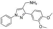 [3-(3,4-DIMETHOXYPHENYL)-1-PHENYL-1H-PYRAZOL-4-YL]METHYLAMINE Struktur