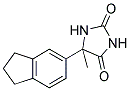 5-(2,3-DIHYDRO-1H-INDEN-5-YL)-5-METHYLIMIDAZOLIDINE-2,4-DIONE Struktur