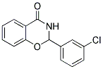 2-(3-CHLORO-PHENYL)-2,3-DIHYDRO-BENZO[E][1,3]-OXAZIN-4-ONE Struktur