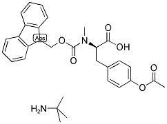 FMOC-D-METYR(AC)OH TBA Struktur