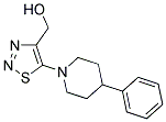 [5-(4-PHENYLPIPERIDIN-1-YL)-1,2,3-THIADIAZOL-4-YL]METHANOL Struktur