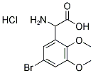 2-AMINO-2-(5-BROMO-2,3-DIMETHOXYPHENYL)ACETIC ACID HYDROCHLORIDE Struktur