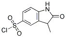 3-METHYL-2-OXOINDOLINE-5-SULFONYL CHLORIDE Struktur