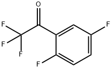 1-(2,5-DIFLUOROPHENYL)-2,2,2-TRIFLUOROETHANONE Struktur