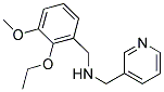 N-(2-ETHOXY-3-METHOXYBENZYL)-N-(PYRIDIN-3-YLMETHYL)AMINE Struktur