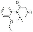 1-(2-ETHOXYPHENYL)-6,6-DIMETHYLPIPERAZIN-2-ONE Struktur