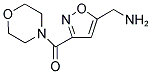 [3-(4-MORPHOLINYLCARBONYL)-5-ISOXAZOLYL]METHANAMINE Struktur