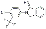 2-(4-CHLORO-3-TRIFLUOROMETHYL-PHENYL)-2,3-DIHYDRO-ISOINDOL-1-YLIDENEAMINE Struktur