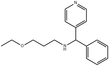 (3-ETHOXY-PROPYL)-(PHENYL-PYRIDIN-4-YL-METHYL)-AMINE Struktur