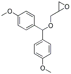 2-[[BIS(4-METHOXYPHENYL)METHOXY]METHYL]OXIRANE Struktur