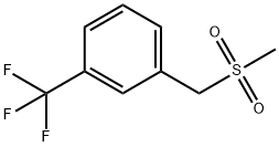 3-TRIFLUOROMETHYLBENZYLMETHYLSULFONE Struktur