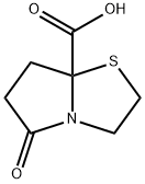 5-OXOTETRAHYDROPYRROLO[2,1-B][1,3]THIAZOLE-7A(5H)-CARBOXYLIC ACID Struktur