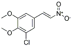 1,2-DIMETHOXY-3-CHLORO-5-(2-NITROVINYL)BENZENE Struktur