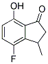 4-FLUORO-7-HYDROXY-3-METHYL-INDAN-1-ONE Struktur