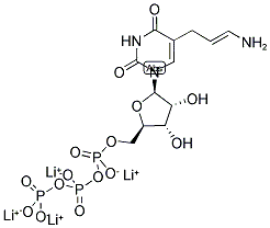 5-AMINOALLYLURIDINE-5'-TRIPHOSPHATE LITHIUM SALT Struktur