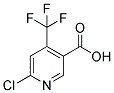 6-CHLORO-4-(TRIFLUOROMETHYL)NICOTINIC ACID Struktur