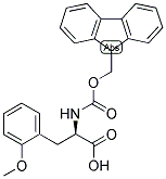 (R)-2-(9H-FLUOREN-9-YLMETHOXYCARBONYLAMINO)-3-(2-METHOXY-PHENYL)-PROPIONIC ACID Struktur