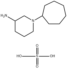 1-CYCLOHEPTYLPIPERIDIN-3-AMINE SULFATE Struktur