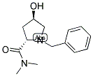 N-BENZYL-4(R)-HYDROXY-PYRROLIDINE-2(S)-N,N-DIMETHYL CARBOXY AMIDE Struktur