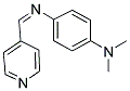 N,N-DIMETHYL-N'-[(1Z)-PYRIDIN-4-YLMETHYLENE]BENZENE-1,4-DIAMINE Struktur