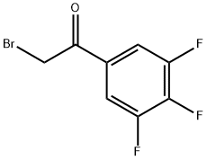 3,4,5-TRIFLUOROPHENACYL BROMIDE Struktur