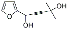 1-(2-FURYL)-4-METHYL-2-PENTYNE-1,4-DIOL Struktur