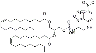 1,2-DIOLEOYL-SN-GLYCERO-3-PHOSPHOETHANOLAMINE, 7-NITROBENZOFURAZAN-LABELED Struktur