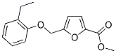 METHYL 5-[(2-ETHYLPHENOXY)METHYL]-2-FUROATE Struktur