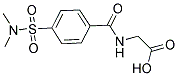 ((4-[(DIMETHYLAMINO)SULFONYL]BENZOYL)AMINO)ACETIC ACID Struktur