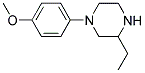 3-ETHYL-1-(4-METHOXYPHENYL)PIPERAZINE Struktur