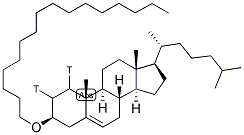 CHOLESTERYL HEXADECYL ETHER, [CHOLESTEROL 1,2-3H] Struktur