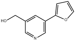 (5-(FURAN-2-YL)PYRIDIN-3-YL)METHANOL Struktur