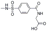 ([4-[(METHYLAMINO)SULFONYL]BENZOYL]AMINO)ACETIC ACID Struktur