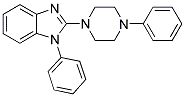 1-PHENYL-2-(4-PHENYL-PIPERAZIN-1-YL)-1H-BENZOIMIDAZOLE Struktur