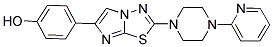 4-[2-(4-PYRIDIN-2-YLPIPERAZIN-1-YL)IMIDAZO[2,1-B][1,3,4]THIADIAZOL-6-YL]PHENOL Struktur