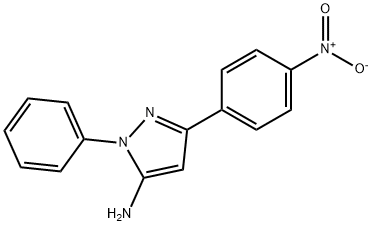 3-(4-NITROPHENYL)-1-PHENYL-1H-PYRAZOL-5-AMINE Struktur