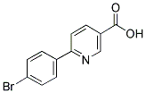 6-(4-BROMOPHENYL)NICOTINIC ACID Struktur