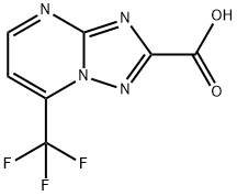 7-TRIFLUOROMETHYL-[1,2,4]TRIAZOLO[1,5-A]PYRIMIDINE-2-CARBOXYLIC ACID Struktur