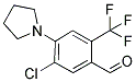 5-CHLORO-4-PYRROLIDIN-1-YL-2-TRIFLUOROMETHYL-BENZALDEHYDE Struktur