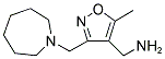 [3-(1-AZEPANYLMETHYL)-5-METHYL-4-ISOXAZOLYL]METHANAMINE Struktur