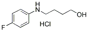 4-(4-FLUORO-PHENYLAMINO)-BUTAN-1-OL HYDROCHLORIDE Struktur