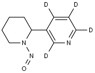 (R,S)-N-NITROSOANABASINE-D4 Struktur