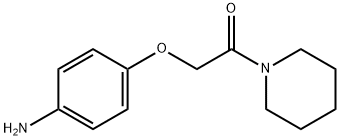 2-(4-AMINO-PHENOXY)-1-PIPERIDIN-1-YL-ETHANONE Struktur