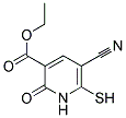 ETHYL 5-CYANO-6-MERCAPTO-2-OXO-1,2-DIHYDROPYRIDINE-3-CARBOXYLATE Struktur