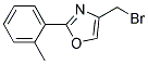 4-BROMOMETHYL-2-O-TOLYL-OXAZOLE Struktur